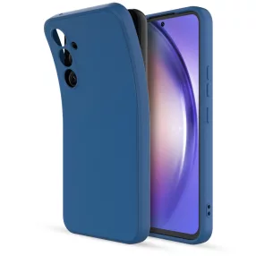   Samsung Galaxy A54 5G szilikon tok, hátlaptok, telefon tok, matt, sötétkék