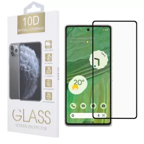   Google Pixel 7 5G üvegfólia, tempered glass, előlapi, 10D, edzett, hajlított, fekete kerettel