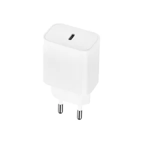   Hálózati töltőfej, adapter, gyorstöltő, Type-C port, fehér, 20W, Maxlife MXTC-06