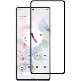   Google Pixel 7 Pro 5G üvegfólia, tempered glass, előlapi, 5D, edzett, hajlított, fekete kerettel