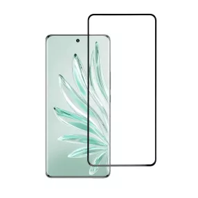   Honor 70 5G üvegfólia, tempered glass, előlapi, 5D, edzett, hajlított, fekete kerettel
