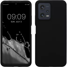   Xiaomi Redmi Note 12 5G (Globál) / Poco X5 5G szilikon tok, hátlaptok, telefon tok, matt, fekete
