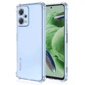   Xiaomi Redmi Note 12 5G / Poco X5 5G szilikon tok, hátlaptok, telefon tok, erősített sarkokkal, átlátszó, Anti Shock, 1.5mm