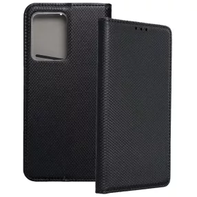   Xiaomi Redmi Note 12 5G (Globál) / Poco X5 5G telefon tok, könyvtok, fliptok, mágneszáras, bankkártyatartós, fekete