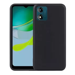   Motorola Moto E13 szilikon tok, hátlaptok, telefon tok, matt, fekete