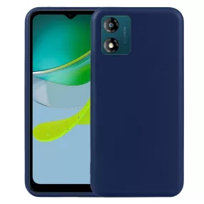   Motorola Moto E13 szilikon tok, hátlaptok, telefon tok, matt, sötétkék