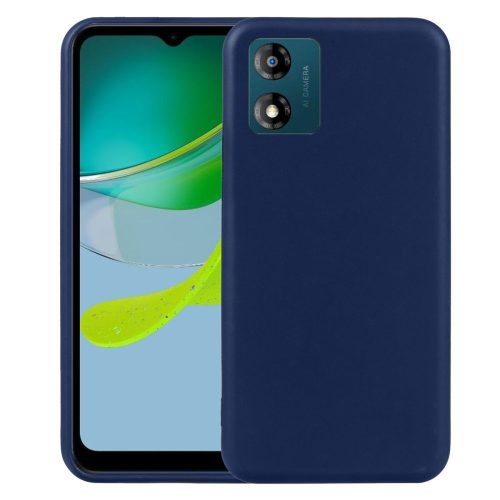 Motorola Moto E13 szilikon tok, hátlaptok, telefon tok, matt, sötétkék