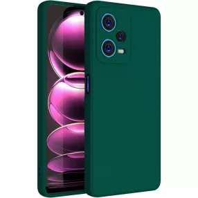   Xiaomi Redmi Note 12 Pro 5G (Globál) / Poco X5 Pro 5G szilikon tok, hátlaptok, telefon tok, matt, zöld