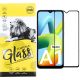 Xiaomi Redmi A1 / A1 Plus (A1+) üvegfólia, tempered glass, előlapi, 9D, edzett, hajlított, fekete kerettel