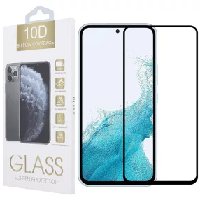   Samsung Galaxy A54 5G üvegfólia, tempered glass, előlapi, 10D, edzett, hajlított, fekete kerettel