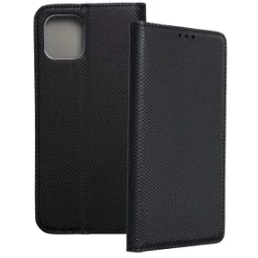   Motorola Moto G32 könyvtok, fliptok, telefon tok, szilikon keretes, bankkártyatartós, mágneszáras, fekete