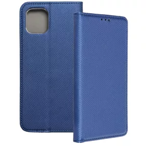   Motorola Moto G32 könyvtok, fliptok, telefon tok, szilikon keretes, bankkártyatartós, mágneszáras, sötétkék