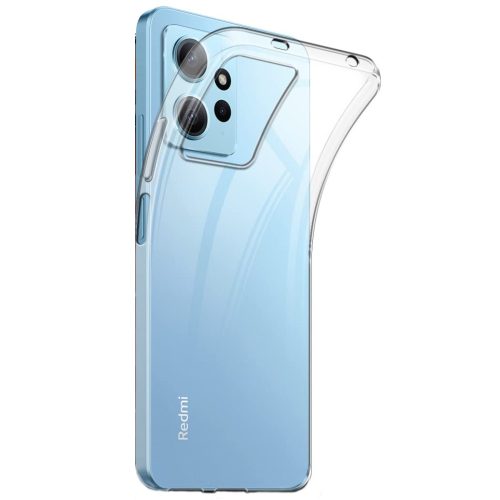 Xiaomi Redmi Note 12 4G szilikon tok, hátlaptok, telefon tok, vékony, átlátszó, 1mm