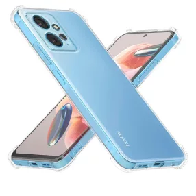   Xiaomi Redmi Note 12 4G szilikon tok, hátlaptok, telefon tok, erősített sarkokkal, átlátszó, Anti Shock, 1.5mm