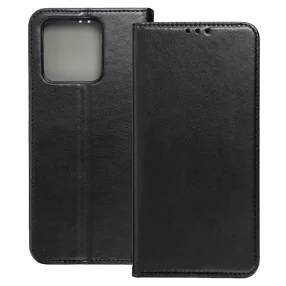   Xiaomi Redmi 12C könyvtok, fliptok, telefon tok, mágneszáras, bankkártyatartós, fekete, Smart Magnetic