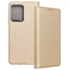   Xiaomi Redmi Note 12 Pro 5G (Globál) / Poco X5 Pro 5G könyvtok, fliptok, telefon tok, mágneszáras, bankkártyatartós, arany