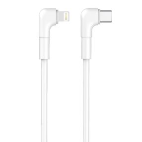   iPhone adatkábel, töltőkábel, iPhone 8pin, lightning - USB-C ( Type-C), fehér, 27W 1m, Maxlife MXUC-09