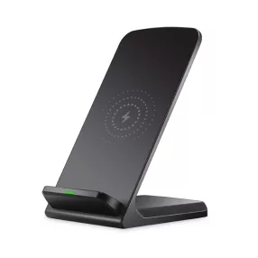   Vezeték nélküli töltőállvány 15W Qi gyorstöltő telefonhoz, USB-C, fekete – Setty LI-15-S1