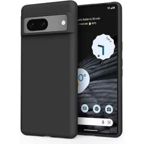   Google Pixel 8 5G szilikon tok, hátlaptok, telefon tok, matt, fekete