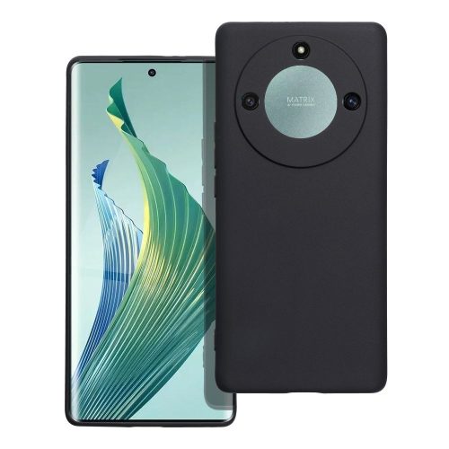 Honor X40 5G szilikon tok, telefon tok, hátlaptok, matt, fekete