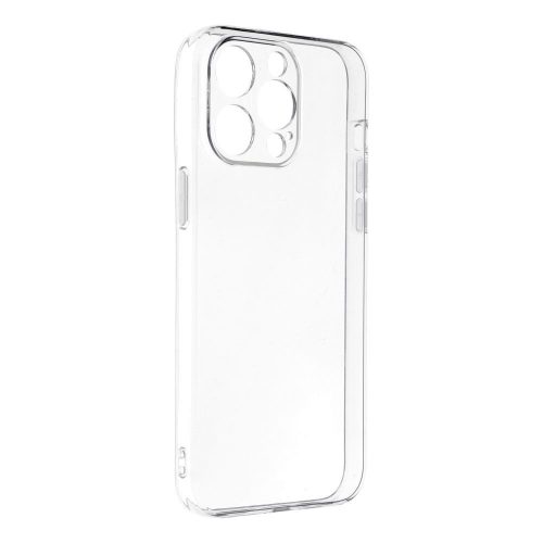 iPhone 15 Pro Max szilikon tok, hátlaptok, telefon tok, vastag, átlátszó, kamera védelemmel, Clear, 2mm