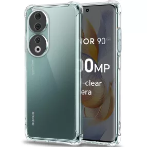   Honor 90 5G szilikon tok, hátlaptok, telefon tok, erősített sarkokkal, átlátszó, Anti Shock, 1.5mm