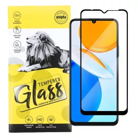   Honor X6 / X8 5G / Honor 70 Lite 5G üvegfólia, tempered glass, előlapi, 9D, edzett, hajlított, fekete kerettel