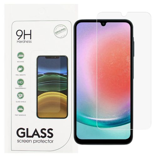 Samsung Galaxy A25 5G / A24 4G üvegfólia, tempered glass, előlapi, edzett, 9H, 0.3mm