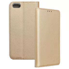   iPhone 7 / 8 / SE 2020 / SE 2022 könyvtok, fliptok, telefon tok, mágneszáras, bankkártyatartós, arany