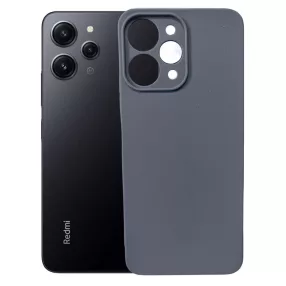   Xiaomi Redmi 12 4G szilikon tok, hátlaptok, telefon tok, matt, fekete