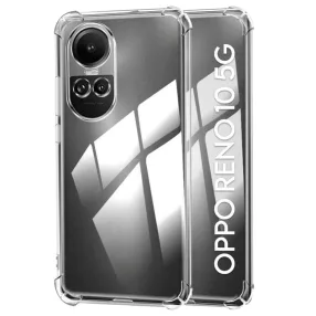   Oppo Reno 10 5G szilikon tok, hátlaptok, telefon tok, erősített sarkokkal, átlátszó, Anti Shock, 1.5mm