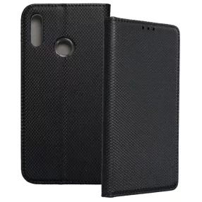   Xiaomi Redmi Note 5 (globál) könyvtok, fliptok, telefon tok, mágneszáras, bankkártyatartós, fekete