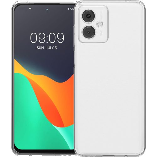 Motorola Moto G14 szilikon tok, hátlaptok, telefon tok, vastag, átlátszó, kamera védelemmel, 2mm