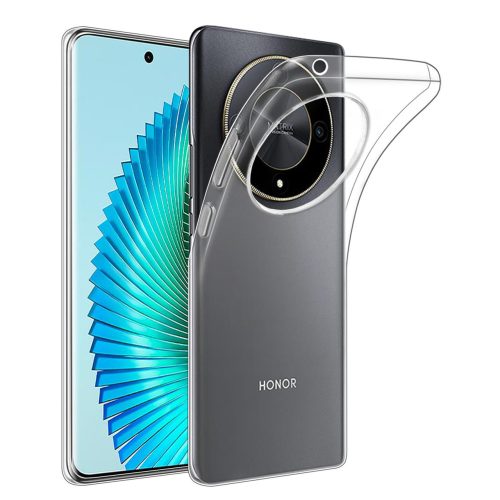 Honor Magic6 Lite 5G szilikon tok, hátlaptok, telefon tok, vékony, átlátszó, 1mm