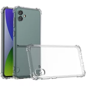   Samsung Galaxy A05 szilikon tok, hátlaptok, telefon tok, erősített sarkokkal, átlátszó, Anti Shock, 1.5mm