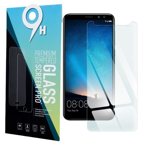 Huawei Mate 10 Lite üvegfólia, tempered glass, előlapi, edzett, 9H, 0.3mm