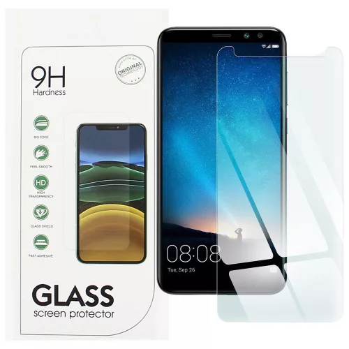 Huawei Mate 10 Lite üvegfólia, tempered glass, előlapi, edzett, 9H, 0.3mm