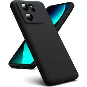   Xiaomi 13T 5G / 13T Pro 5G szilikon tok, hátlaptok, telefon tok, matt, fekete