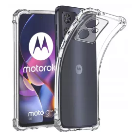   Motorola Moto G54 5G / G54 5G Power Edition szilikon tok, hátlaptok, telefon tok, erősített sarkokkal, átlátszó, Anti Shock, 1.5mm