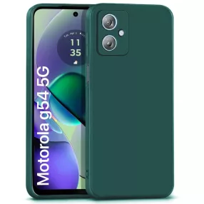   Motorola Moto G54 5G / G54 5G Power Edition szilikon tok, hátlaptok, telefon tok, matt, zöld