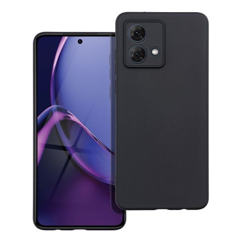 Motorola Moto G84 5G szilikon tok, hátlaptok, telefon tok, matt, fekete