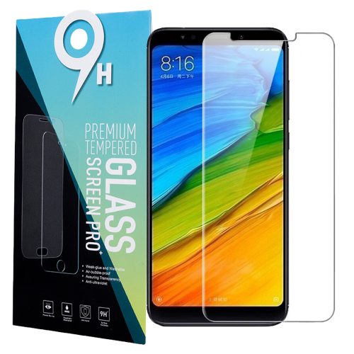 Xiaomi Redmi 5 Plus üvegfólia, tempered glass, előlapi, edzett, 9H, 0.3mm