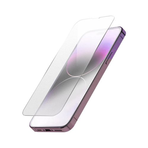 iPhone 13 Pro Max / 14 Plus üvegfólia, tempered glass, előlapi, edzett, matt