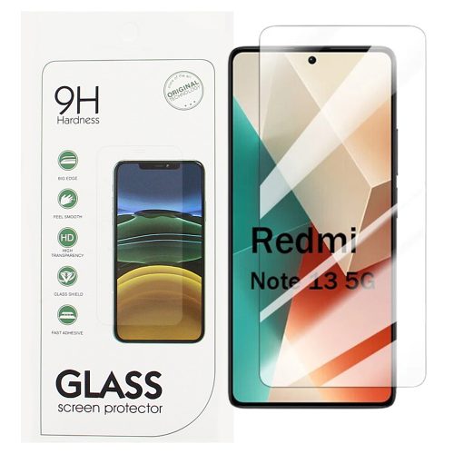 Xiaomi Redmi Note 13 4G / 5G / Poco X6 5G üvegfólia, tempered glass, előlapi, edzett, 9H, 0.3mm