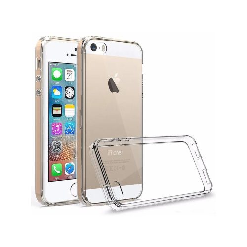 iPhone 5 / 5S / SE szilikon tok, hátlaptok, telefon tok, vékony, átlátszó, 1mm