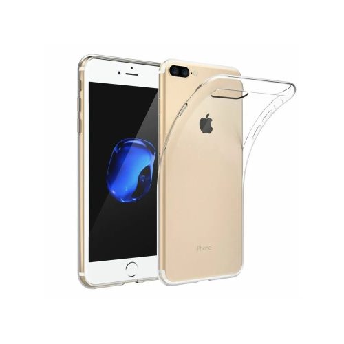iPhone 7 Plus / 8 Plus szilikon tok, hátlaptok, telefon tok, vékony, átlátszó, 1mm