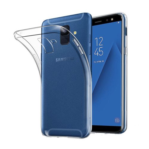 Samsung Galaxy A6 2018 szilikon tok, hátlaptok, telefon tok, vékony, átlátszó, 1mm