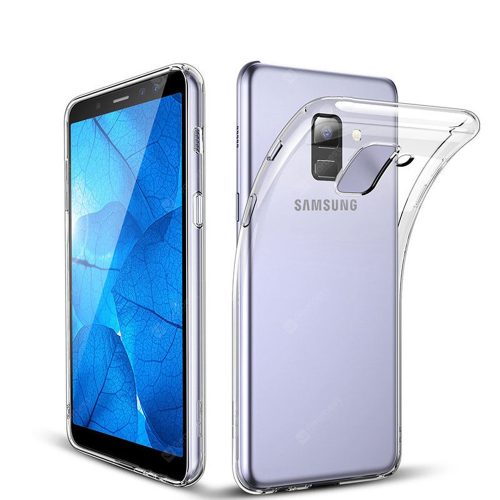 Samsung Galaxy J6 szilikon tok, hátlaptok, telefon tok, vékony, átlátszó, 1mm