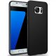 Samsung Galaxy S7 szilikon tok, hátlaptok, telefon tok, matt, fekete