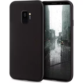   Samsung Galaxy S9 szilikon tok, hátlaptok, telefon tok, matt, fekete